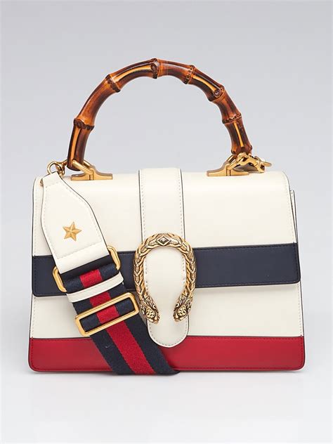 gucci bag red white and blue|red gucci small bag.